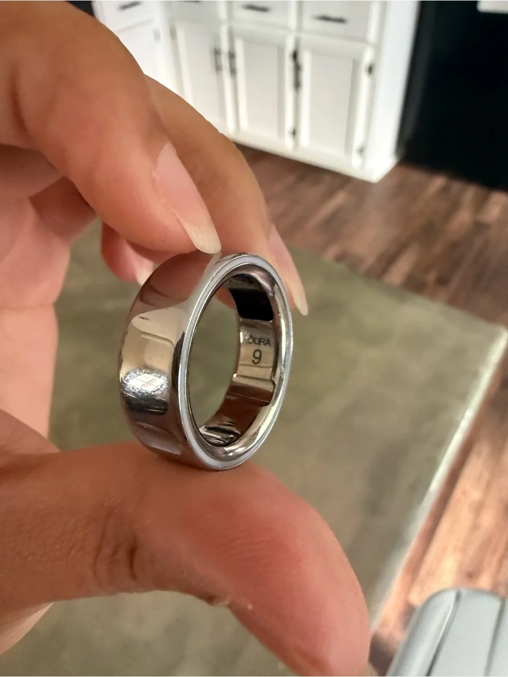 Oura silver ring